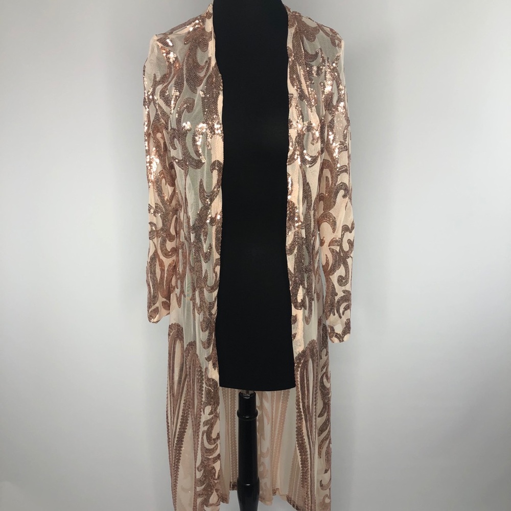 NWOT Sequin Duster